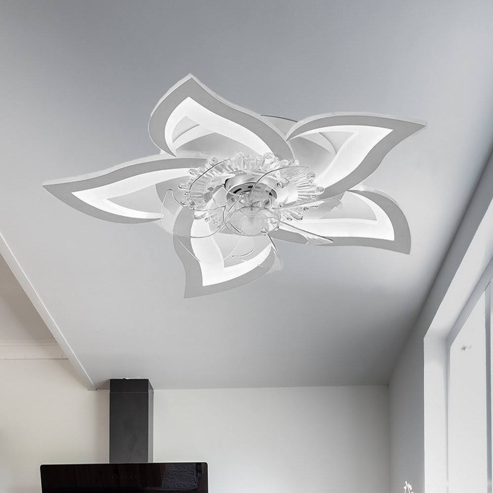 Cataleia 6 Blade LED Smart Ceiling Fan with Remote Control and Light Kit Included Wrought Studio