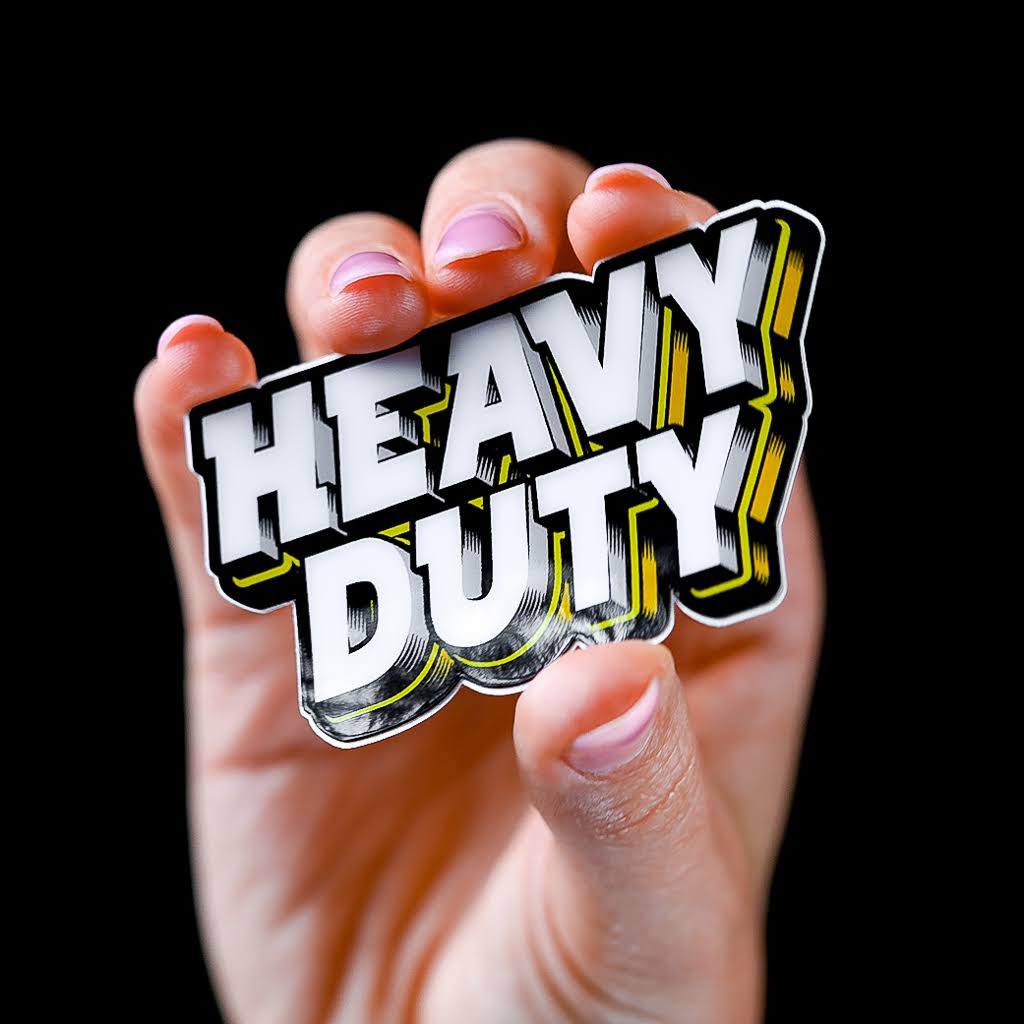 Custom Heavy Duty Stickers - Your Design - from 107 pcs - StickerApp