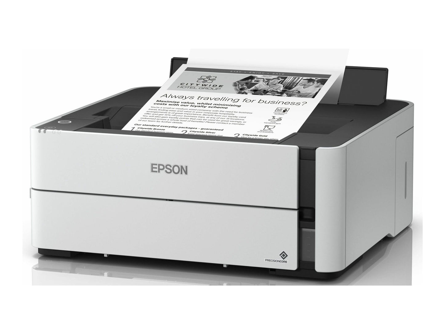 Epson EcoTank ET-M1170 Wireless Monochrome Supertank Printer with Ethernet Plus 2 Years of Unlimited Ink