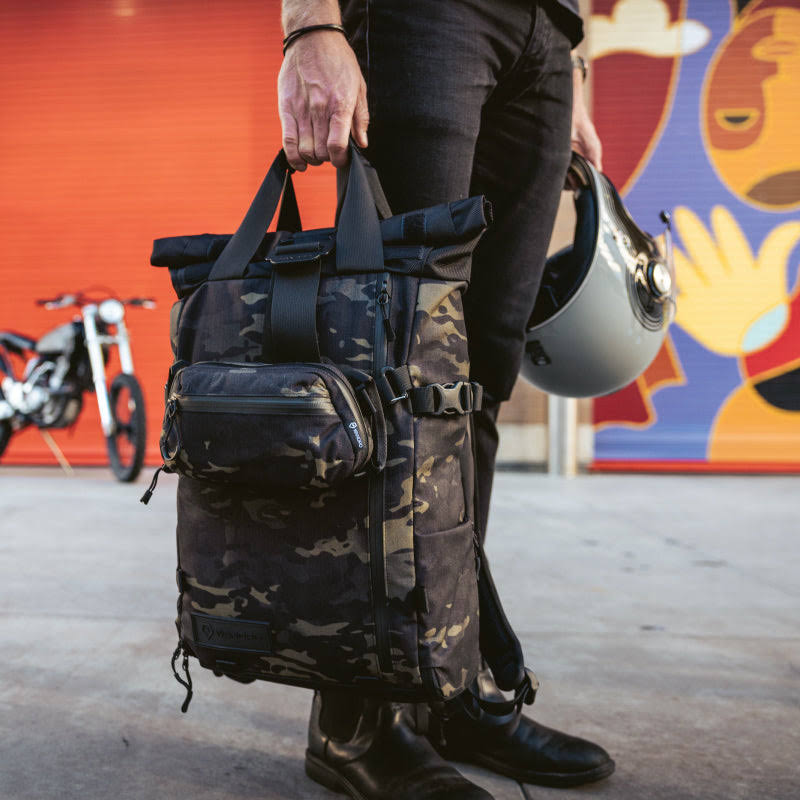 WANDRD | PRVKE: The Award-Winning Travel Camera Backpack & Bag | MultiCam Black | 21 Liter | Bag Only