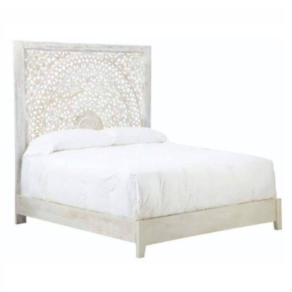 Home Decorators Collection Chennai Whitewash Bed