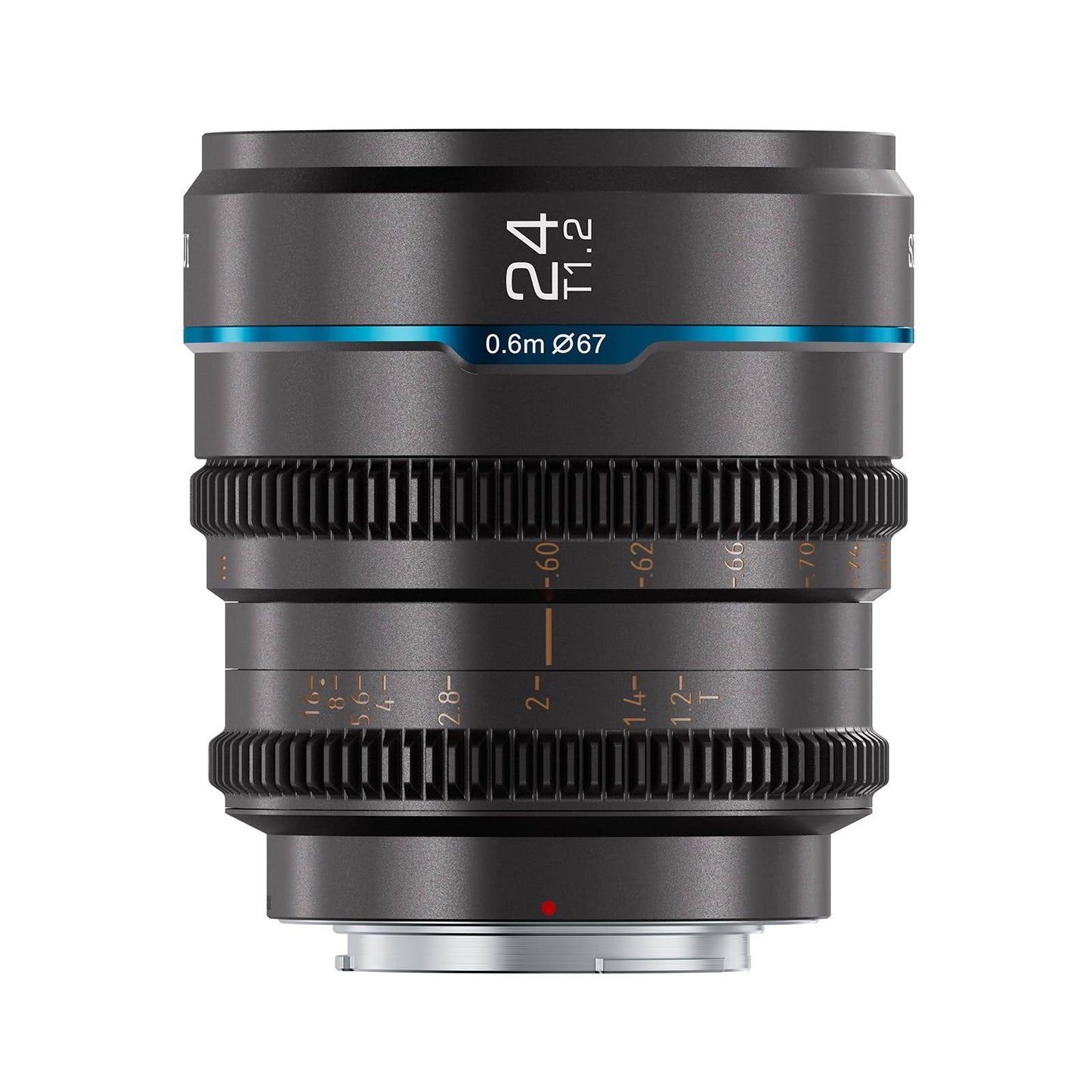 Sirui Night Walker T1.2 Super35 Frame Cine Lens Series 24mm / E / Black