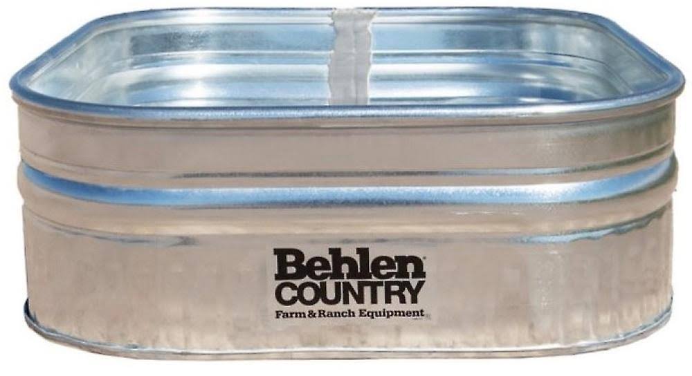 Behlen Country Shallow Galvanized Square Tank, 50140078