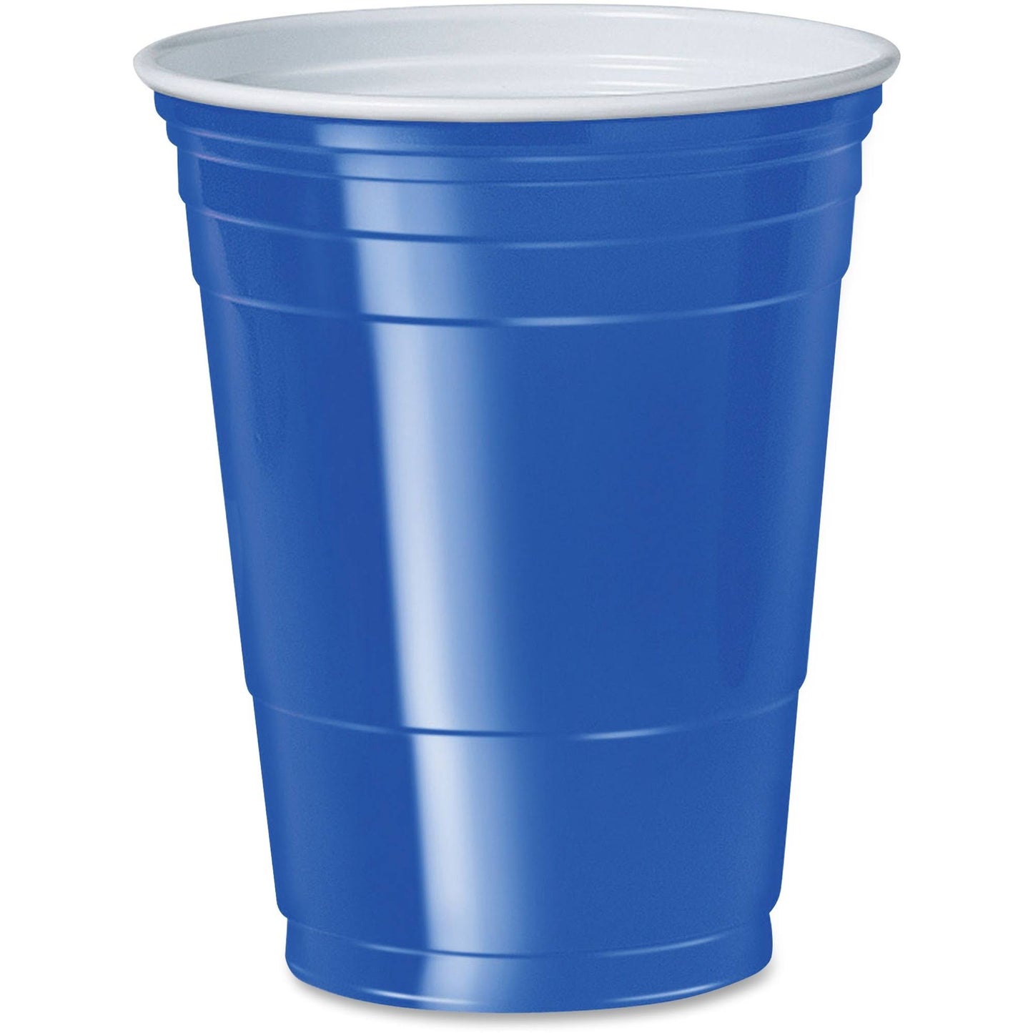 Solo Plastic Party Cold Cups, 16oz, Red, 50/Pack