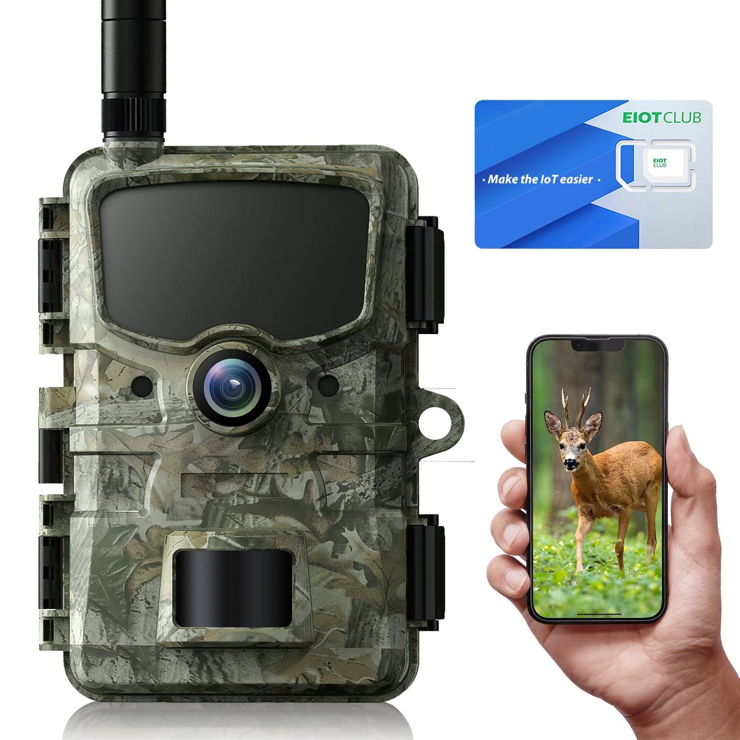 Campark TC20 24MP 4G LTE Cellular Trail Camera Wireless View Outdoor Game Camera with 2.4HD Screen