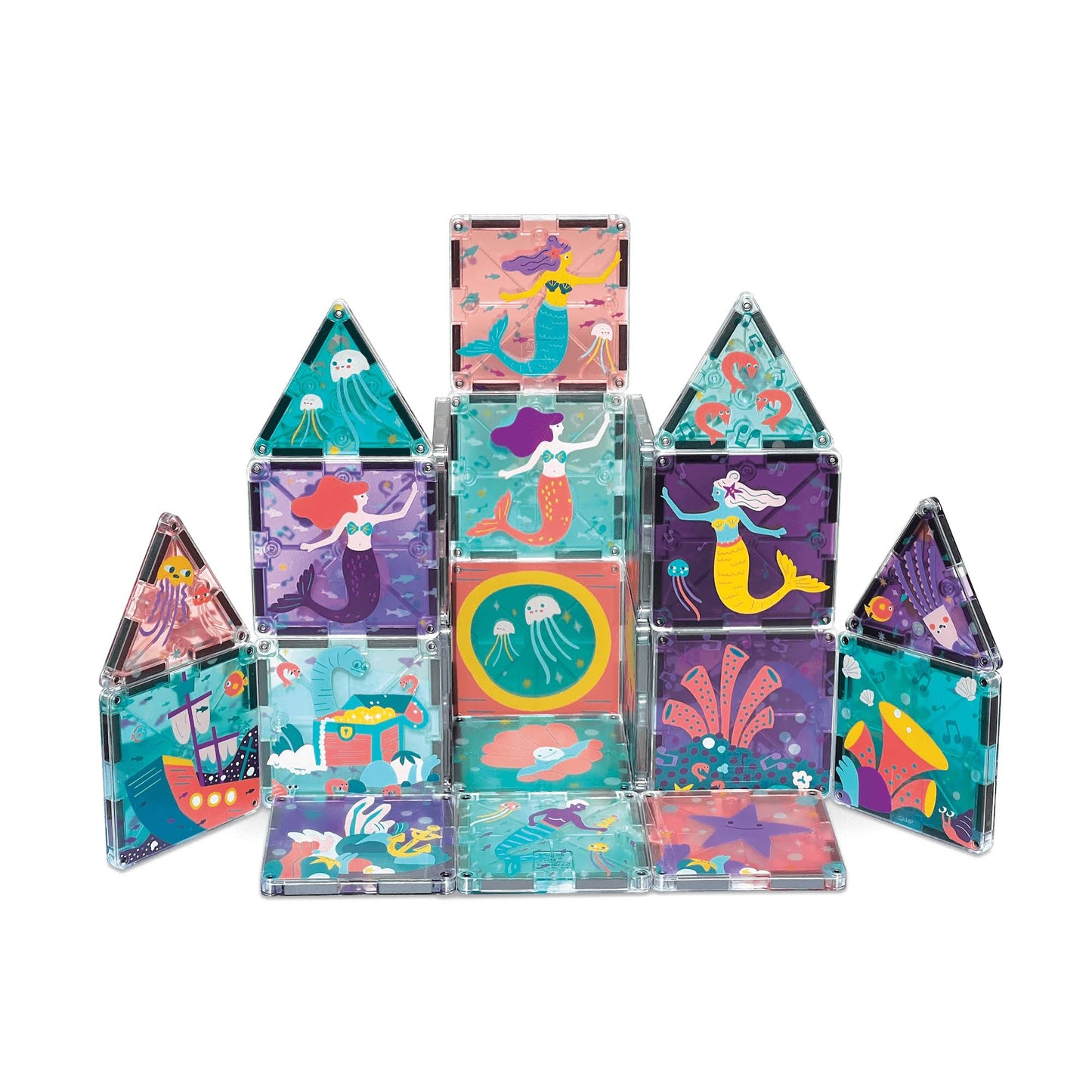 CAMP Mermaid Castle Magna-Tiles Structures Set