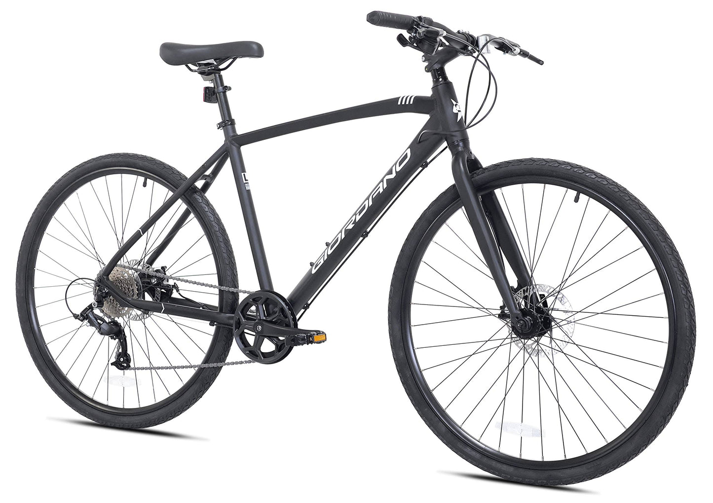 Giordano H1 Mens Hybrid Bicycle Black