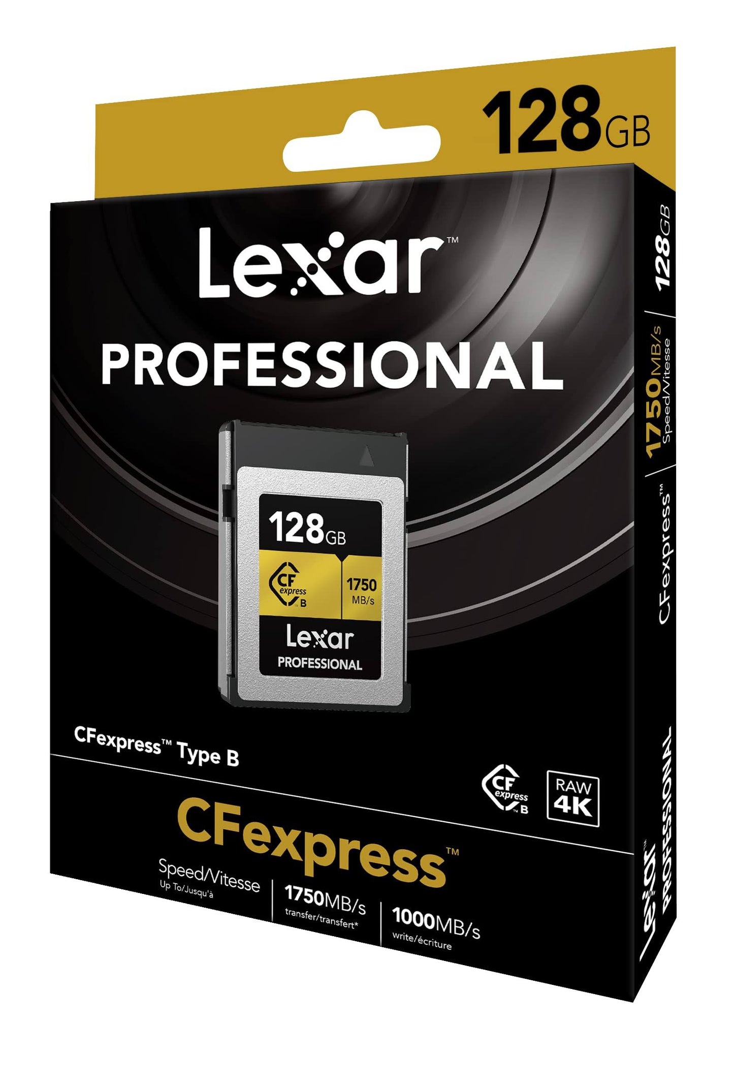 Lexar 256GB Professional CFexpress Type B Gold Series Memory Card