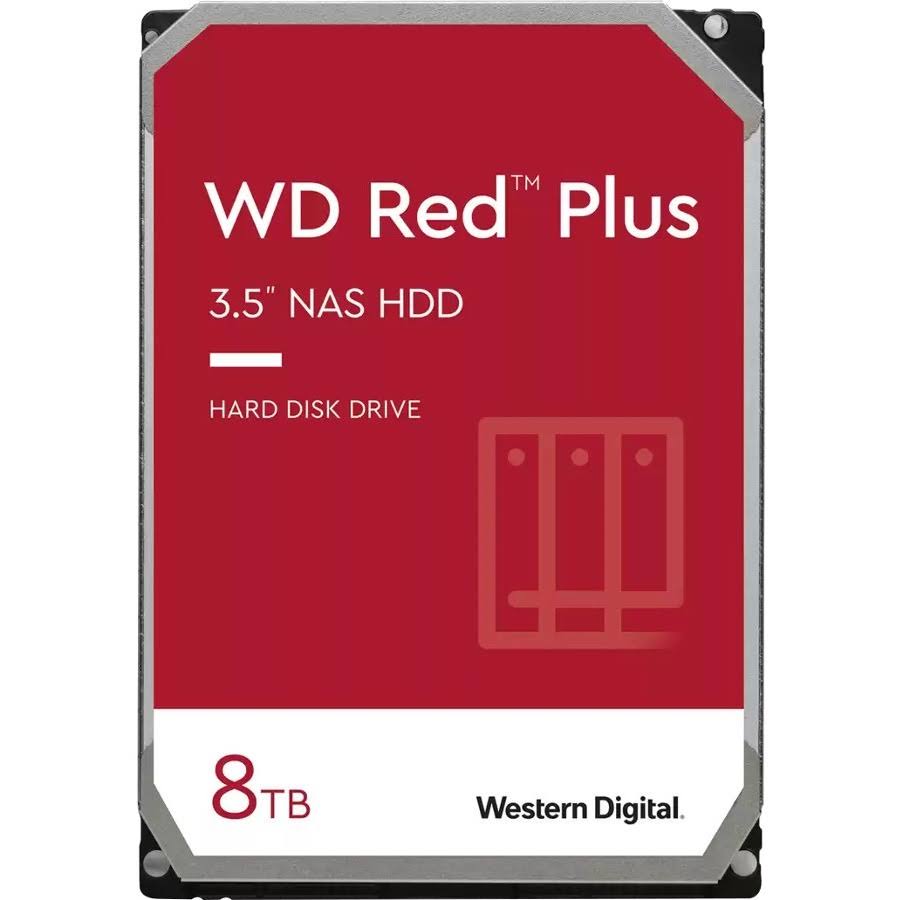 WD Red Plus 8TB 3.5 Internal Hard Drive WD80EFZZ