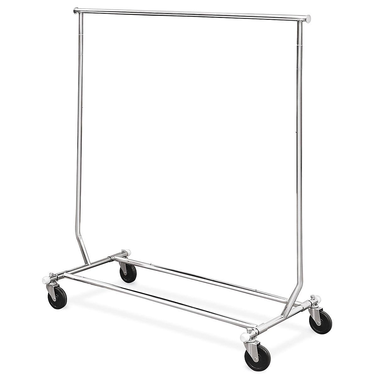 Uline Clothing Racks Single Rolling Clothes Rack