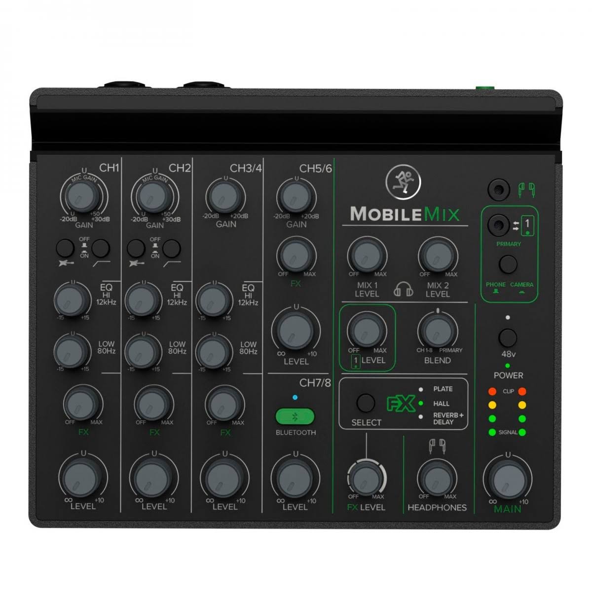 Mackie Mackie MobileMix 8-Channel USB-Powerable Mixer with Padded Shell Case