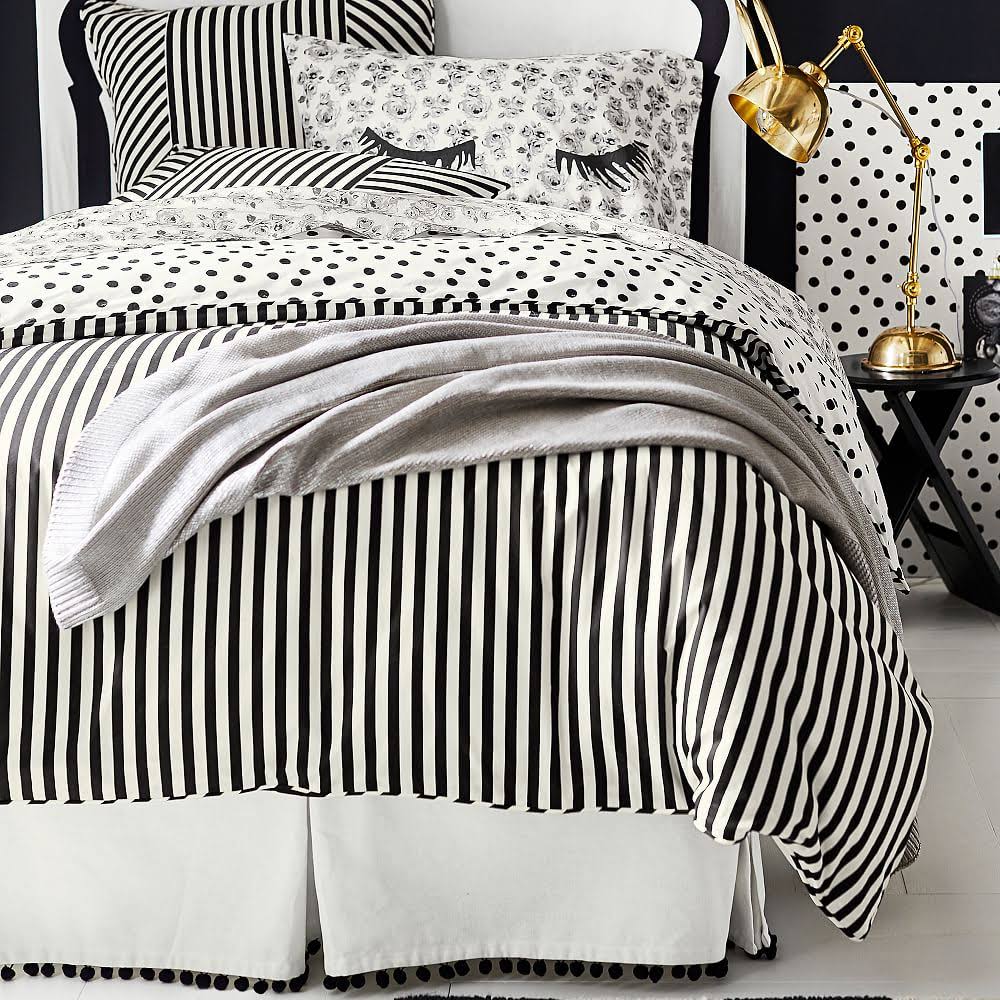 The Emily & Meritt Reversible Cabana Stripe Duvet Cover