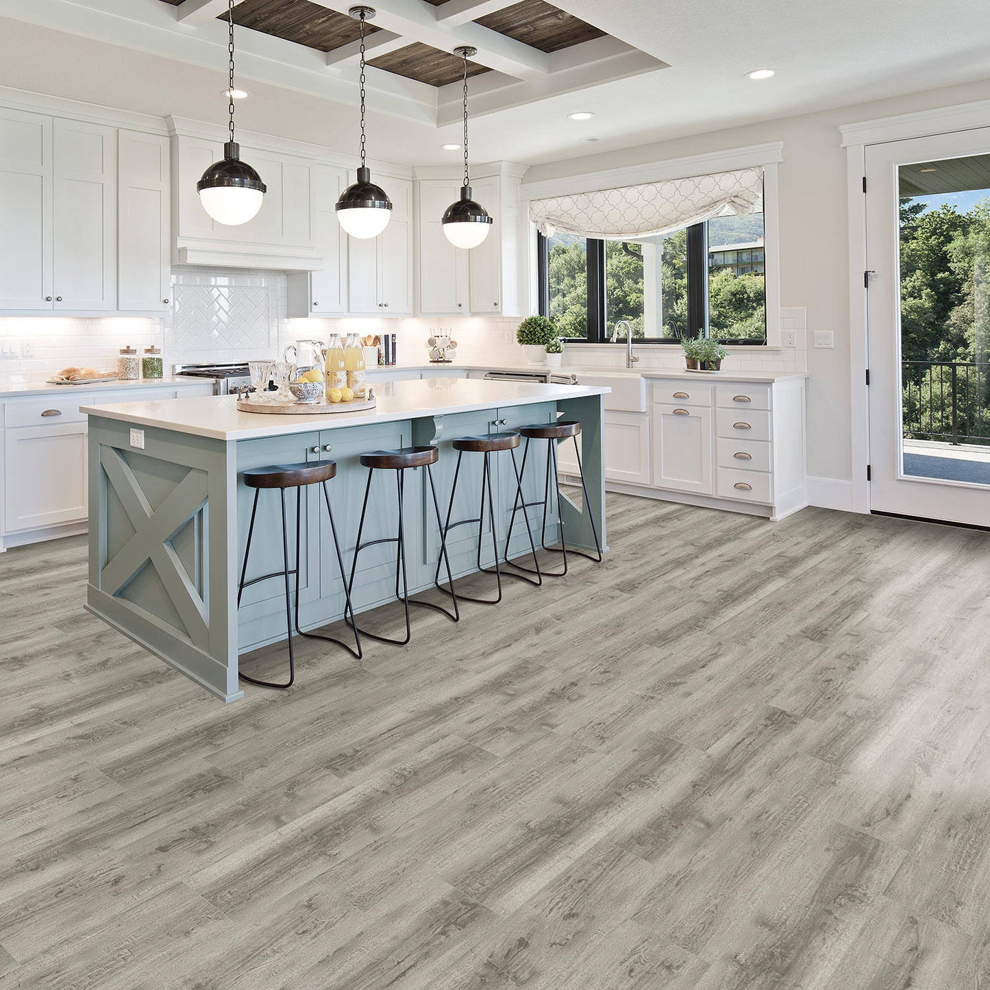 Select Surfaces Smokey Harbor Rigid Core Vinyl Plank Flooring - Each