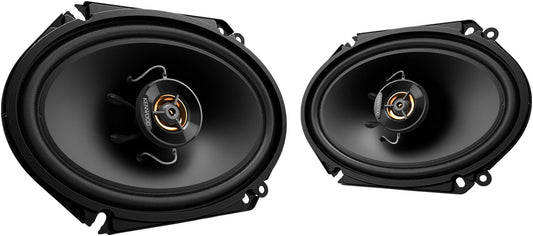 2 Pair Kenwood Car Kfcc6866s 6x8 500 Watt 2-Way Car Audio Coaxial Speakers Stereo