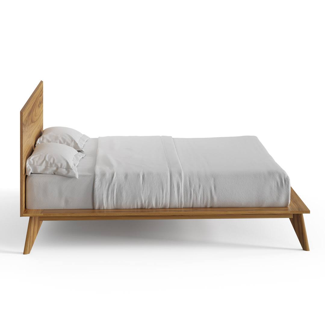 Florian Platform Bed Size: King Finish: Walnut