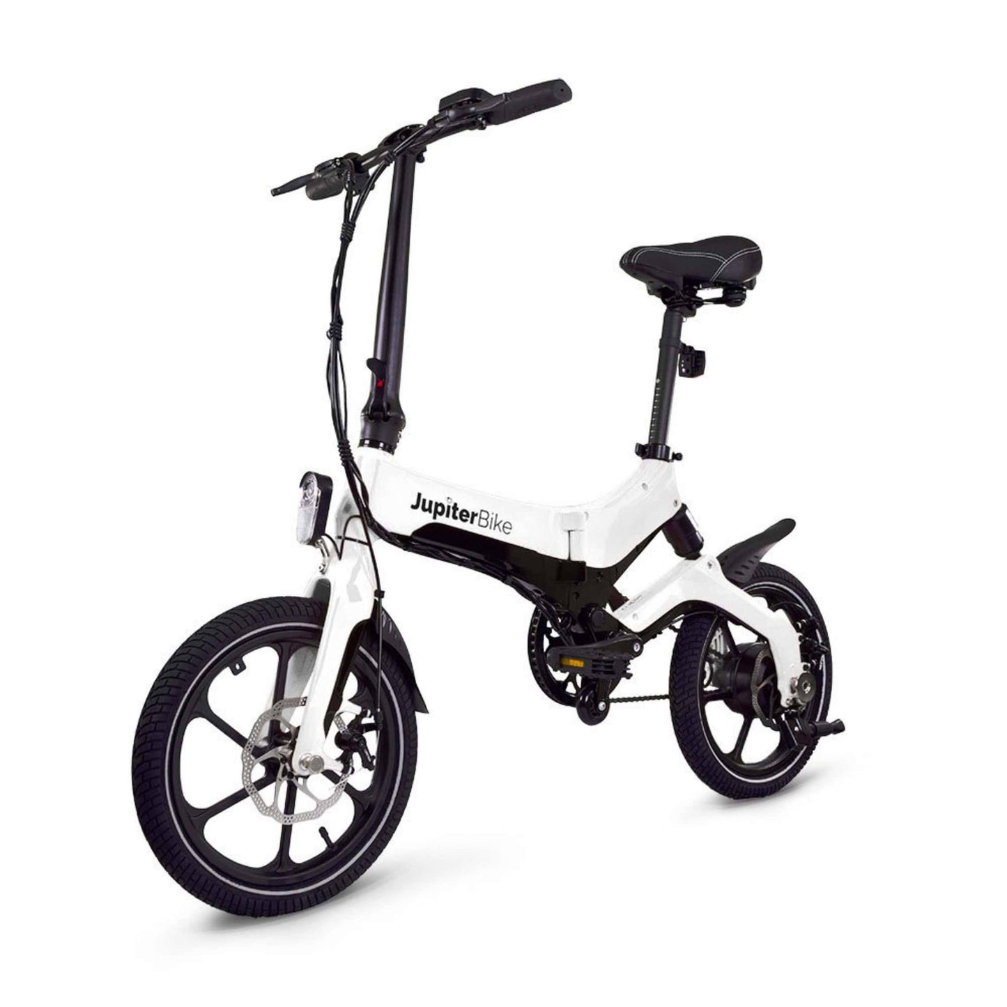 Jupiter Discovery X5 Folding Electric Bike, White