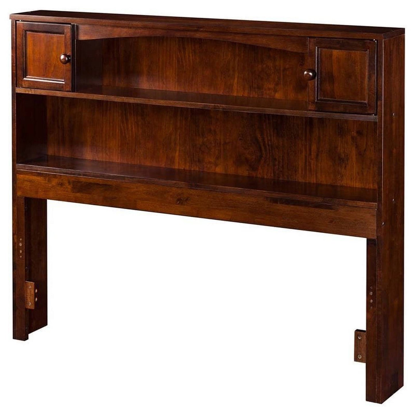 Atlantic Furniture Newport Bookcase Headboard Twin Walnut