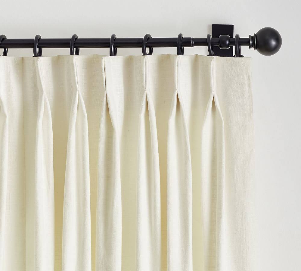 Pottery Barn Emery Linen Pinch Pleat Curtain