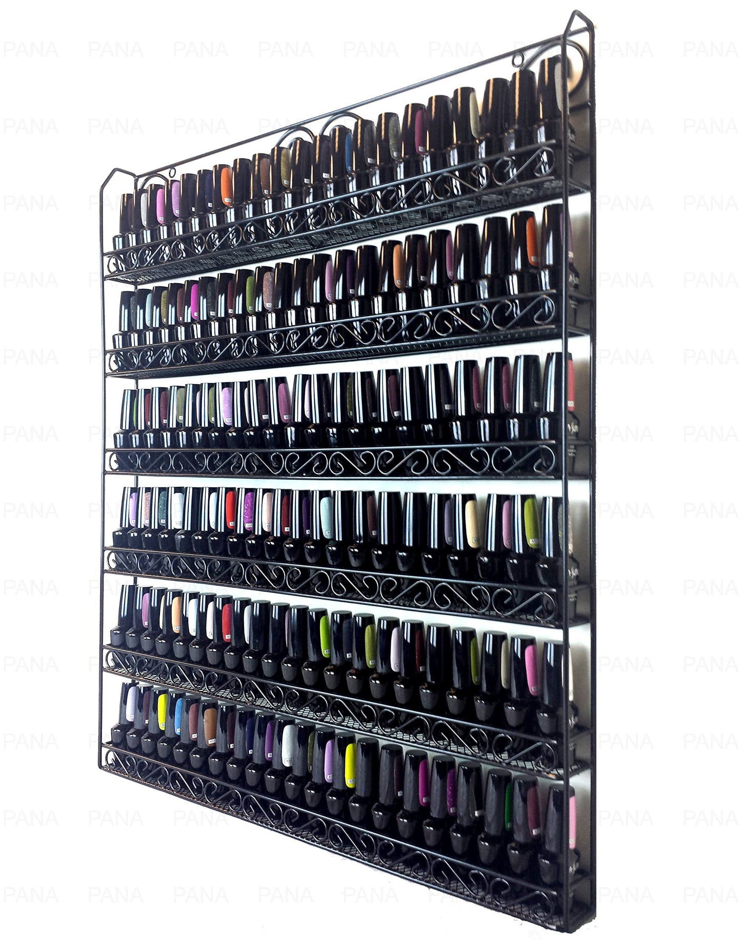 Pana Nail Polish Wall Rack, Black