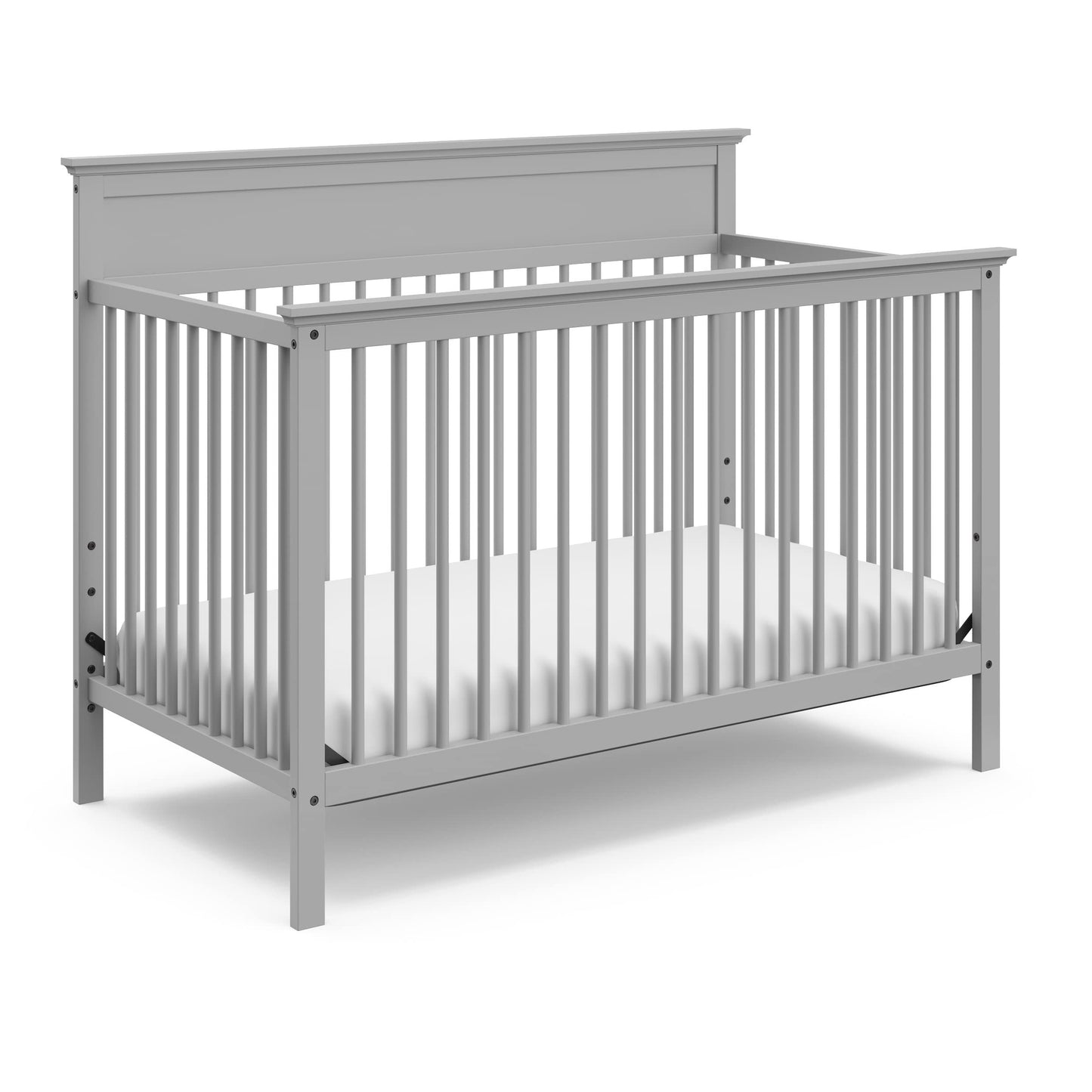 Storkcraft Carmel 5-in-1 Convertible Crib - Pebble Gray