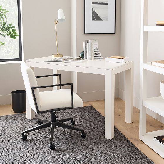 West Elm Parsons Desk With Drawers