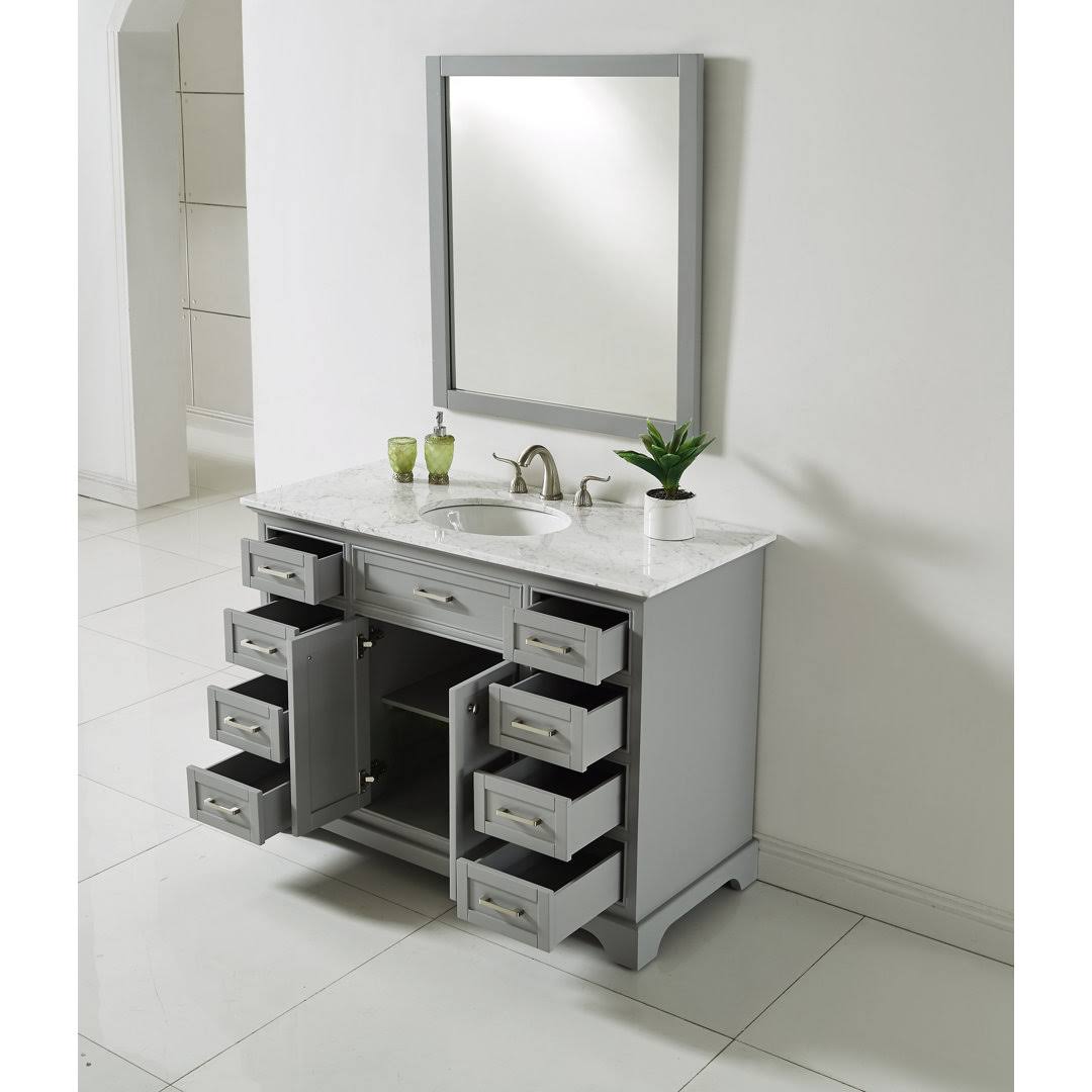 Rossi 48 Single Bathroom Vanity Set Andover Mills Base Finish