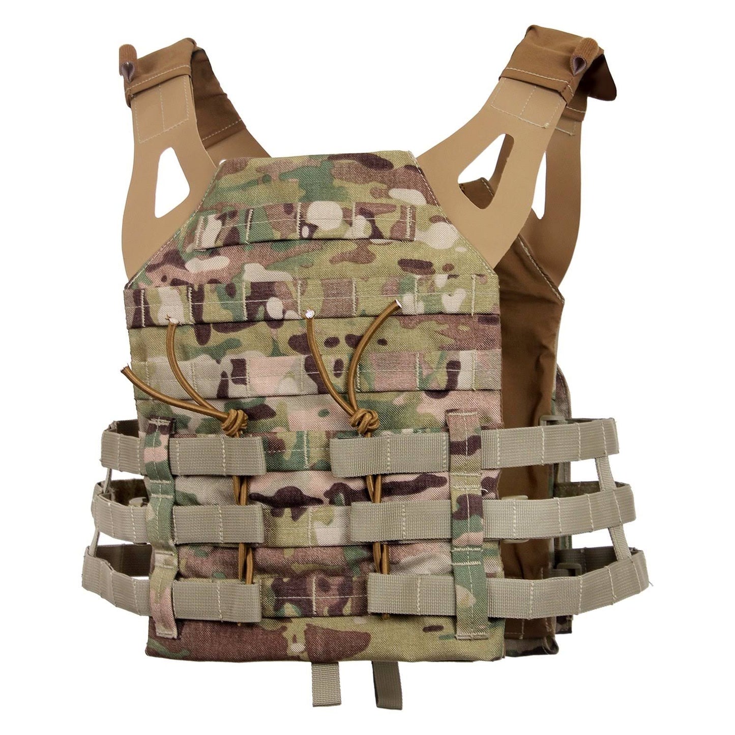 Rothco Lightweight Plate Carrier Vest Coyote Brown, 13.5