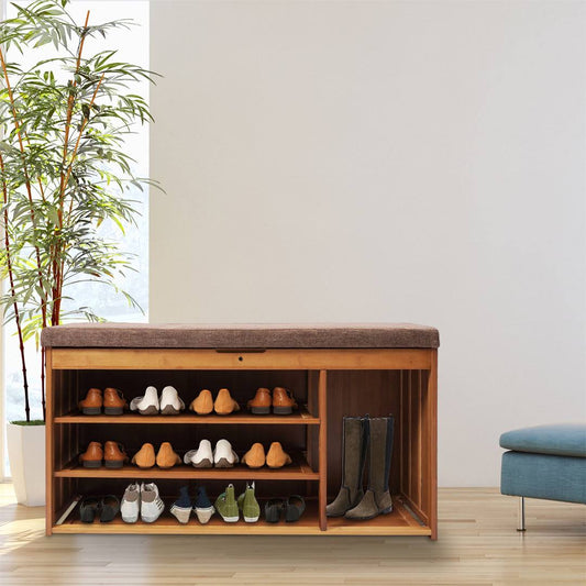 12 Pair Shoe Storage Bench Latitude Run