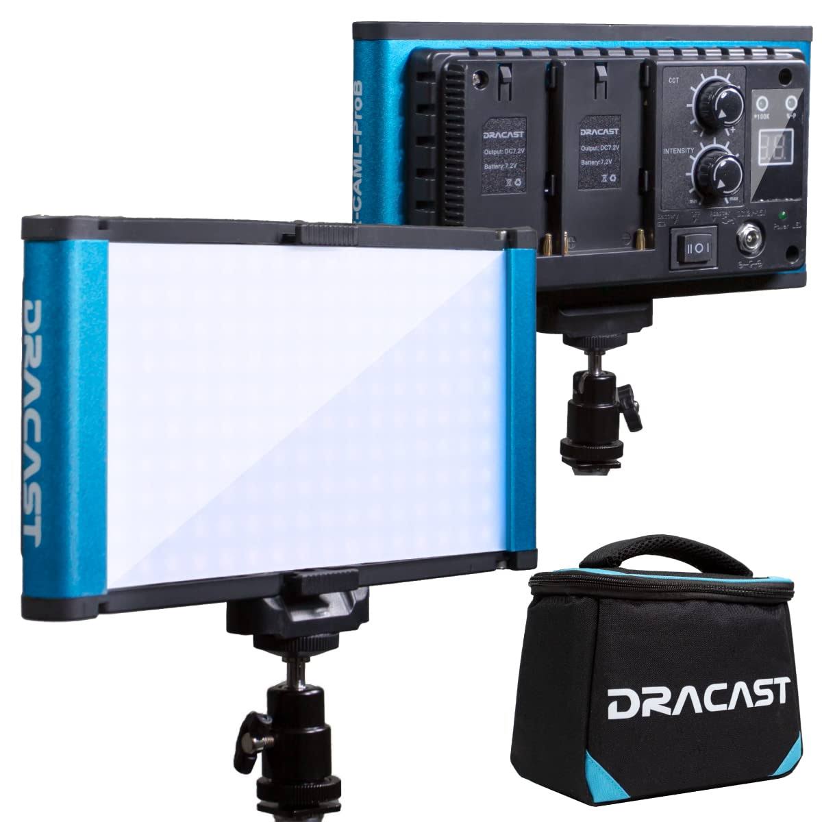 Dracast Camlux Pro Bi-Color On-Camera Light with Battery and Charger