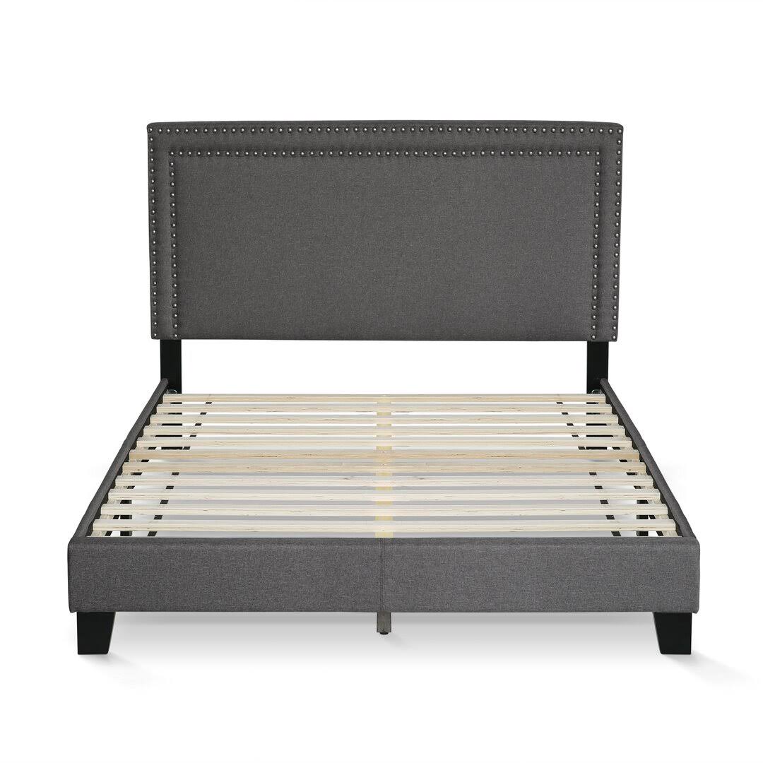 Carlester Upholstered Low Profile Platform Bed Winston Porter