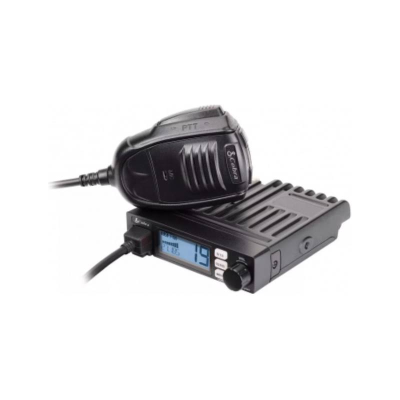 Cobra Ultra-Compact Full Featured CB Radio | 40-Channel Fixed-Mount | 19 Ultra V, Size: 1 in, Black