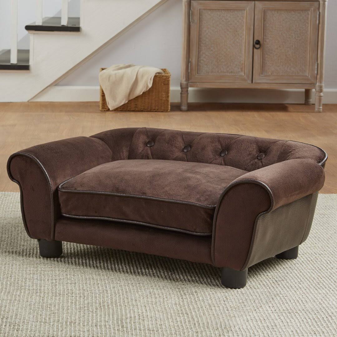 Lonnie Dog Sofa with Cushion Tucker Murphy Pet