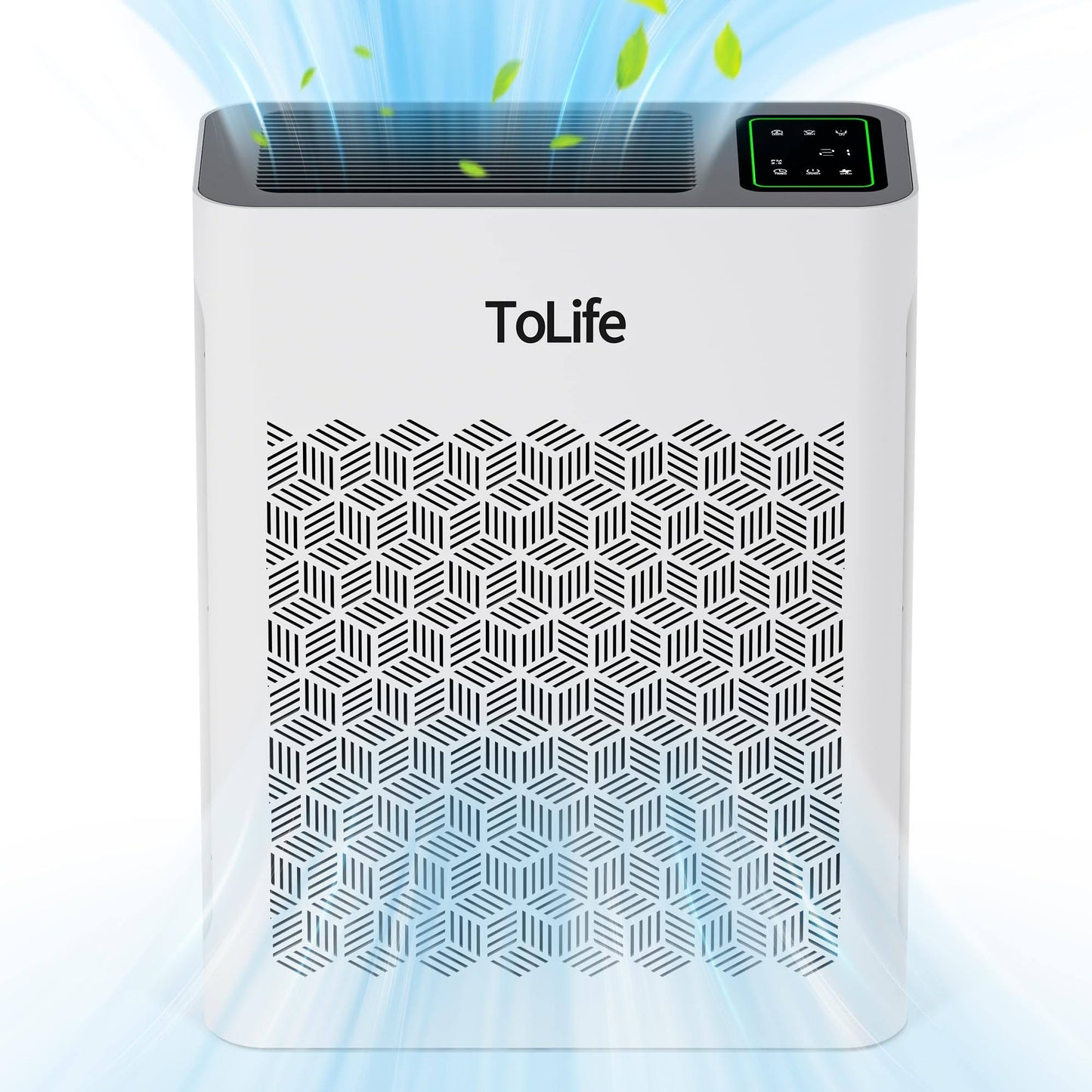 ToLife Air Purifiers for Home Large Room Up to 1095 Ft² with PM 2.5 Display Air Quality Sensor, Auto Mode, Timer, HEPA Air Purifier for Bedroom