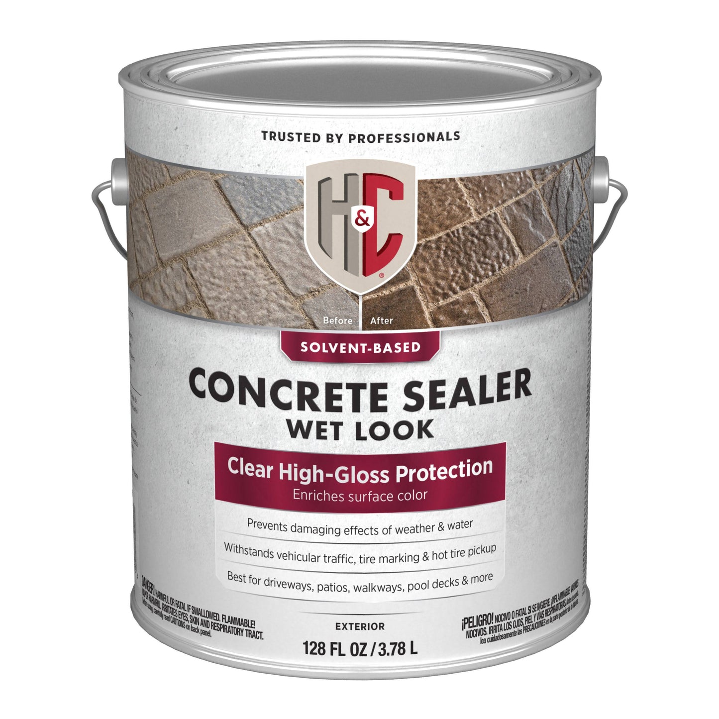 H&C Transparent Concrete Sealer - Clear - 1 Gal