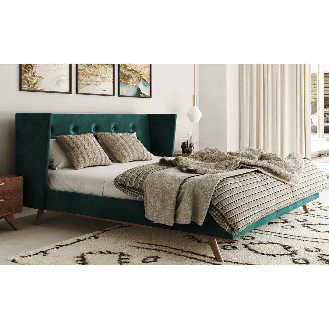 Glynn Upholstered Platform Bed Everly Quinn