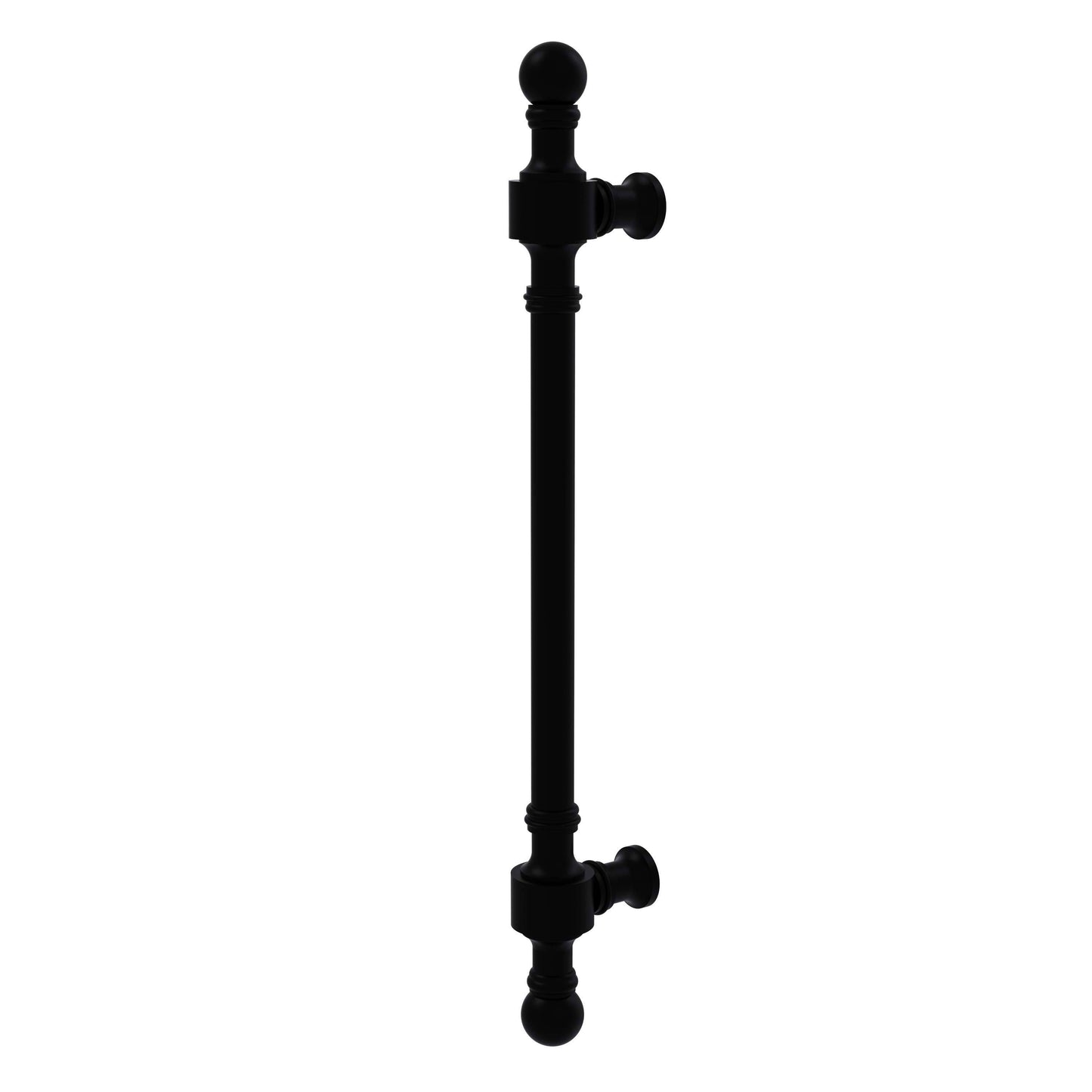 Allied Brass Retro Wave Collection 8 inch Door Pull - Matte Black