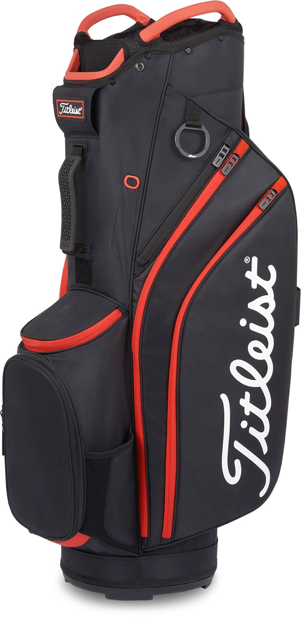 Titleist 14 Cart Bag 2022 Dark Red/Graphite/Gray