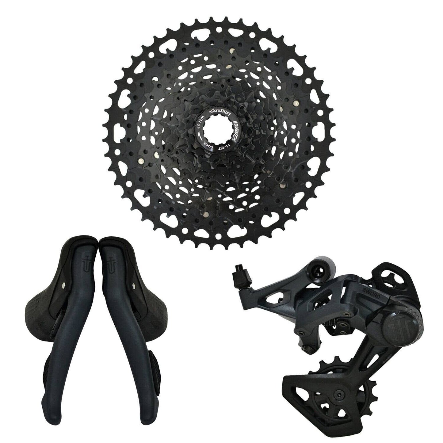 Microshift Sword 1x10 Speed Gravel Groupset, MIS2813