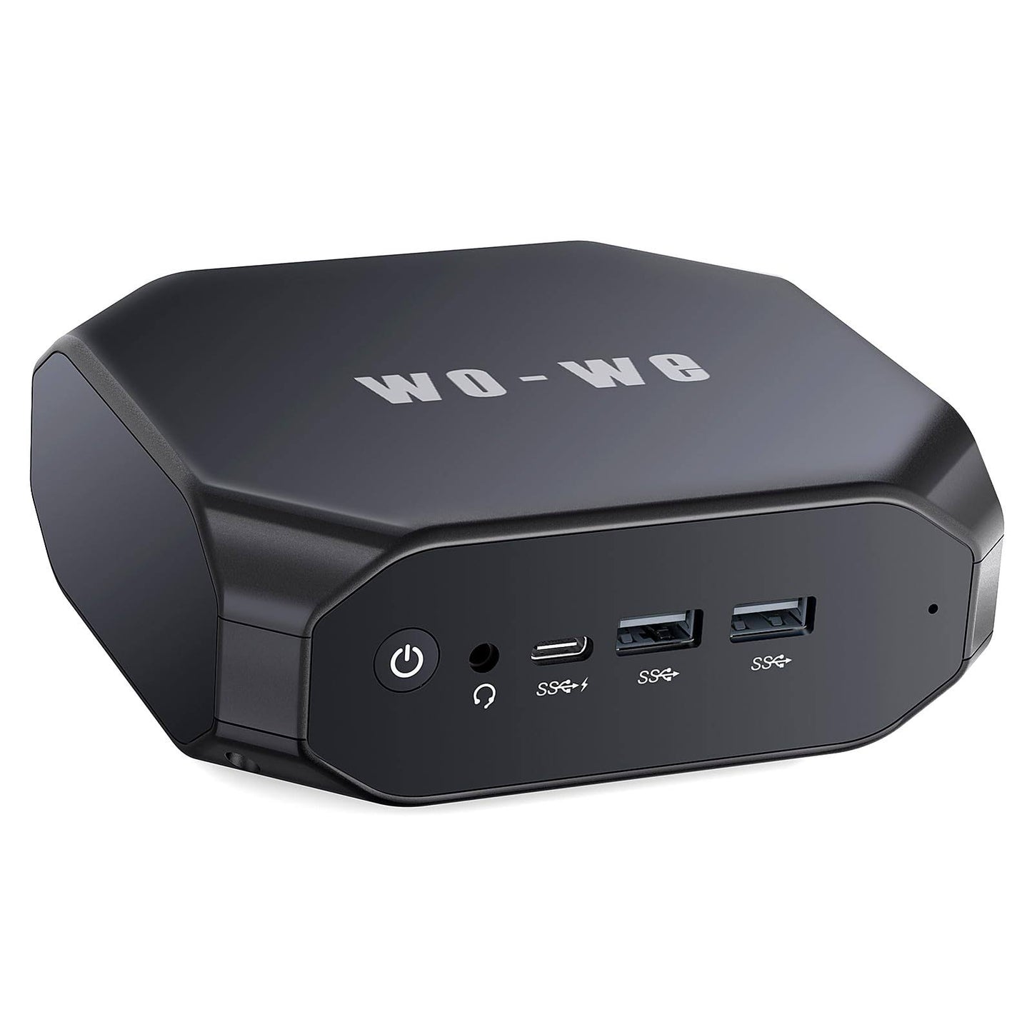 wowe Mini PC with AMD Excavator A9-9400, 8G DDR4, 128G SSD, AMD Radeon R5 Series, Linux, Ubuntu-20.04.1, Supports 4K@30Hz HD Dual Display,2 HDMI