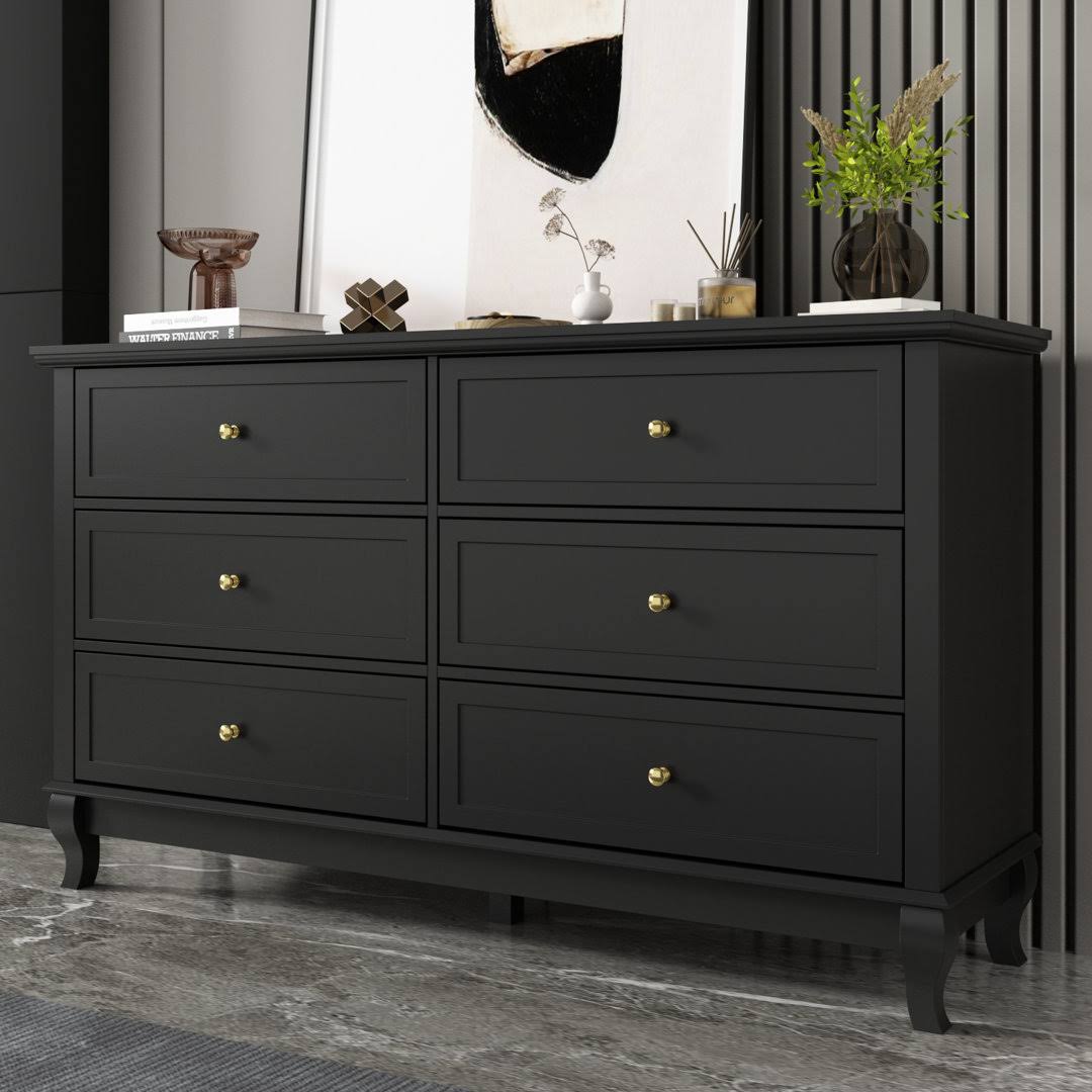 6 Drawer Double Dresser Winston Porter