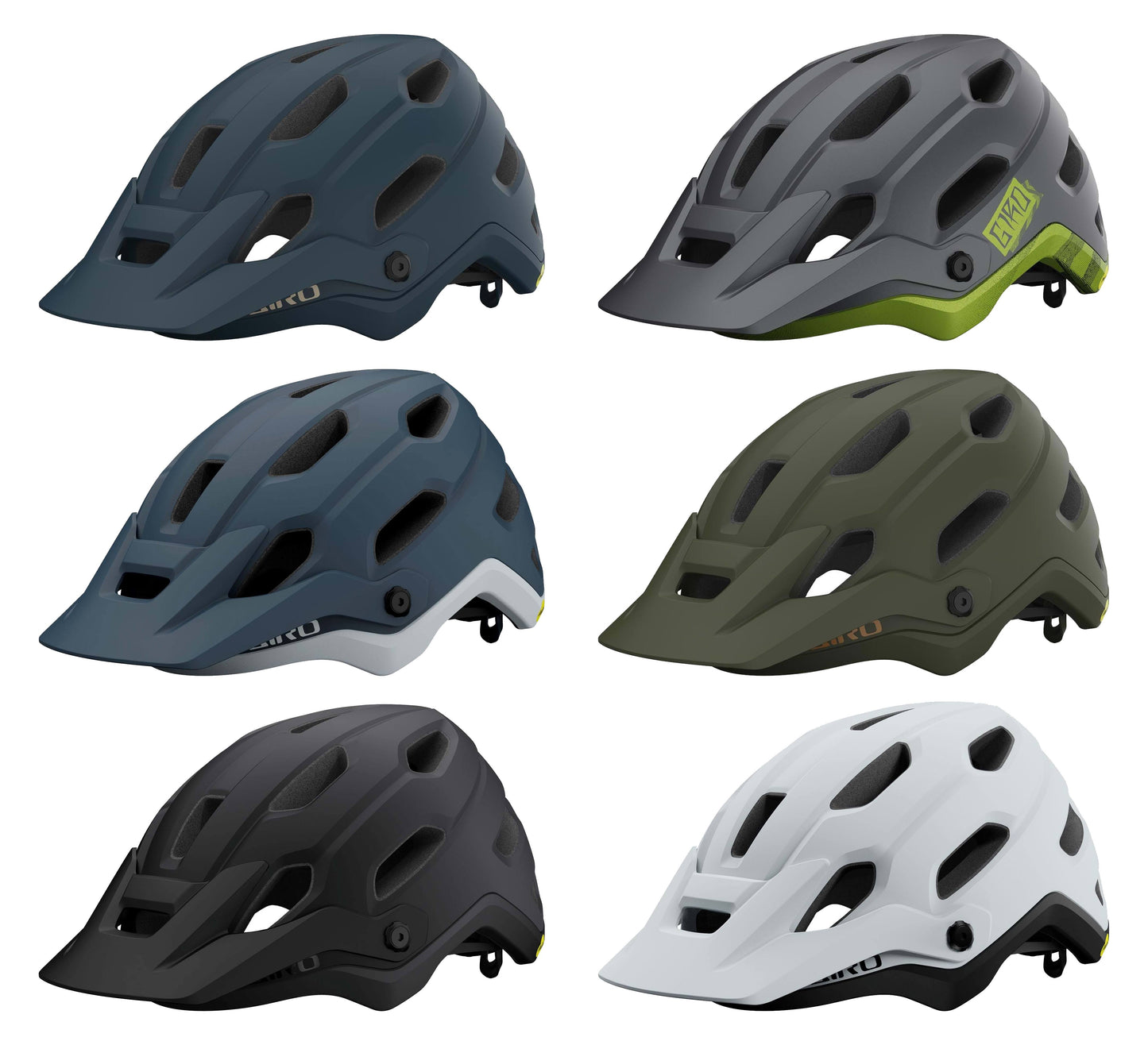 Giro Source MIPS Helmet - Matte Metallic Black/Ano Lime - Large