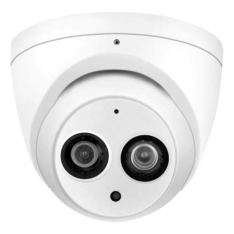 VALUCAM 6MP UltraHD Outdoor PoE IP Dome Security Camera with 2.8mm Fixed Lens, EXIR 164ft Night Vision Built-In Mic,IP67 Weatherproof,H.