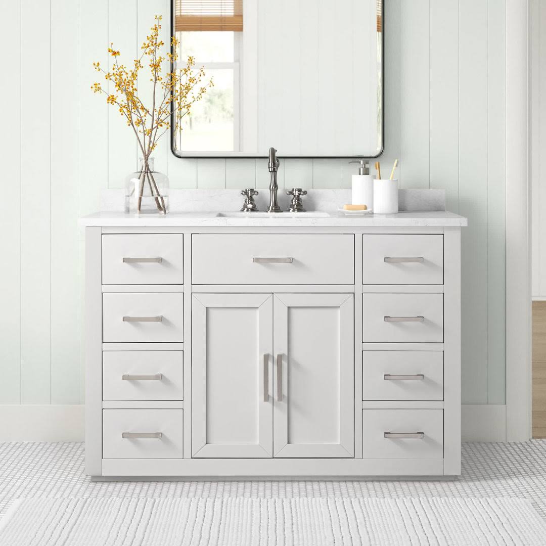 Ingalls Single Bathroom Vanity Set Sand & Stable Base Finish