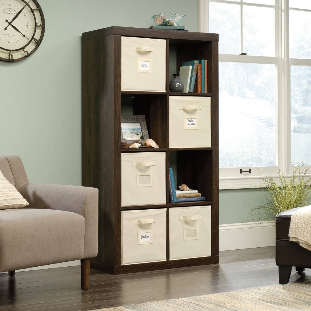 Clarklake 57.87 H x 30.9 W Cube Bookcase with Bins Gracie Oaks