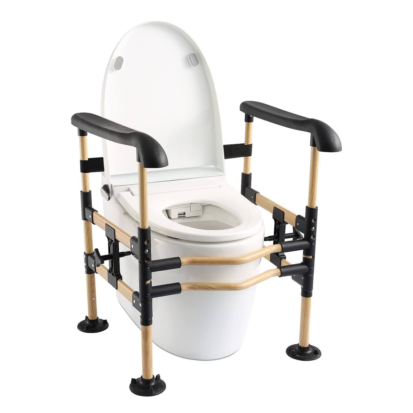 Toilet Safety Rail for Elderly, Adjustable Detachable Frame, Toilet Safety Frame for Elderly & Handicapped - Elderly Assistance Products, 4