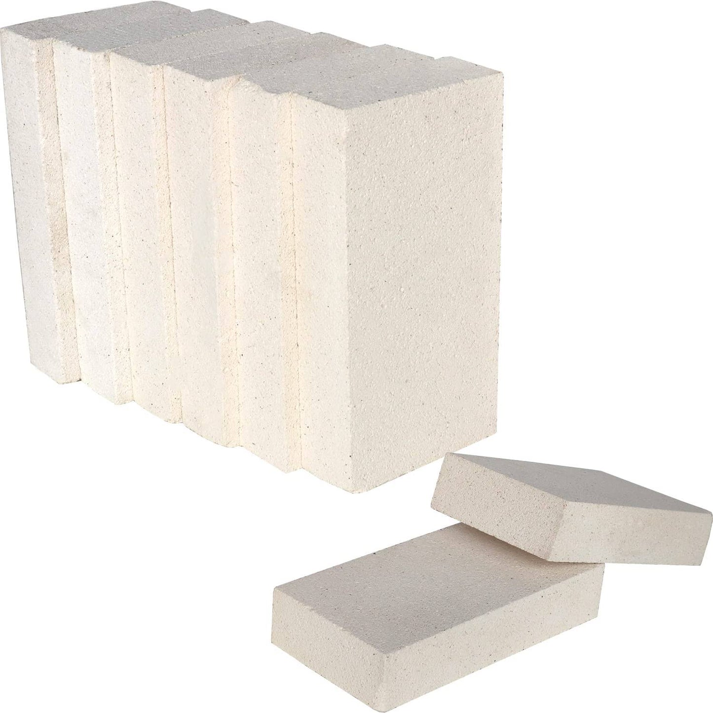 Simond Store 25 Insulating Fire Bricks 2500F 1.25in x 4.5in x 9in IFB Box of 12 Fire Bricks, White