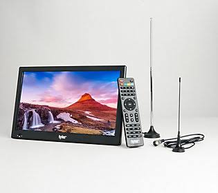 Tyler 13 Battery Powered Portable TV with Two Antennas & HDMI