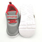 Grey & Red Mesh Sneaker